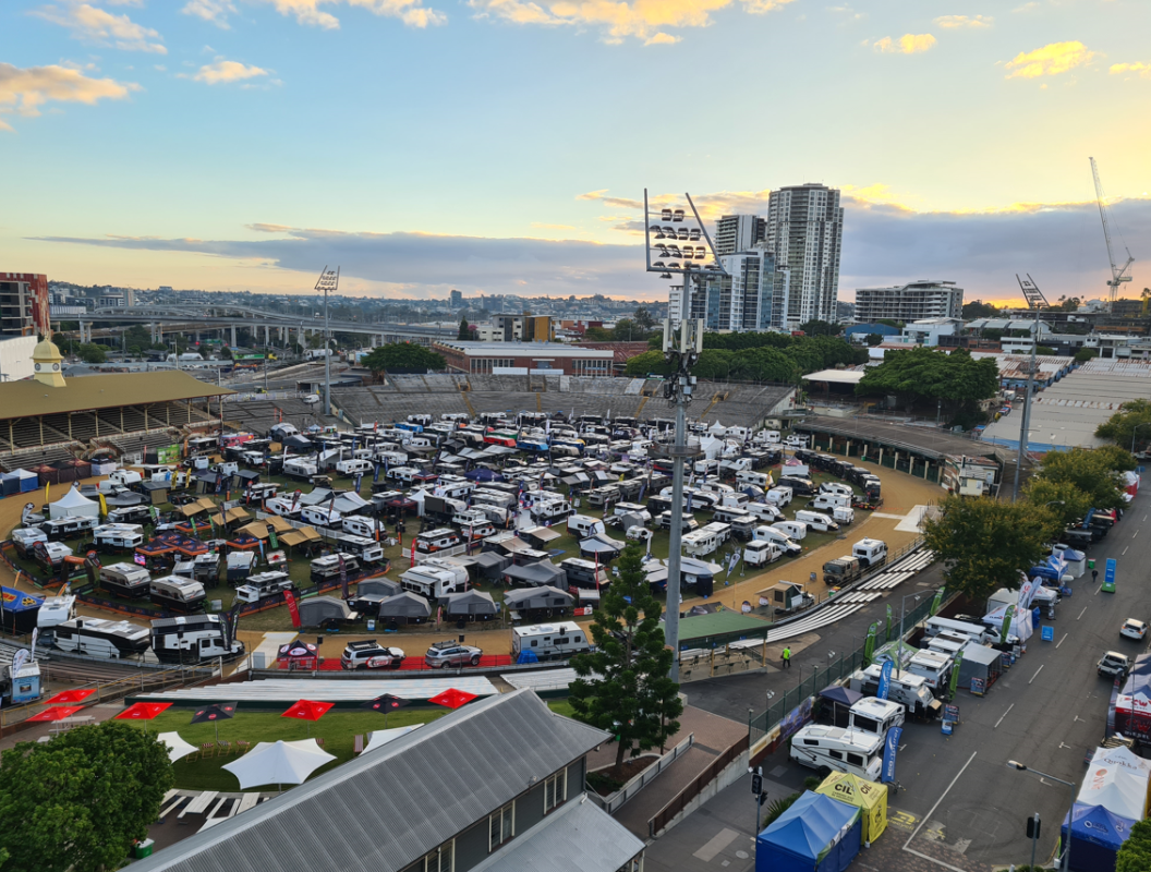 Caravan show in Brisbane